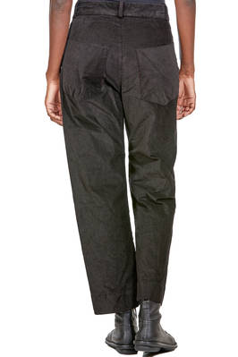 dry trousers in cotton velvet - ATELIER SUPPAN 