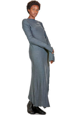 ATELIER SUPPAN - Long And Slim Dress In Very Soft Jersey Of Cotton