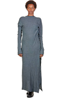 ATELIER SUPPAN - Long And Slim Dress In Very Soft Jersey Of Cotton