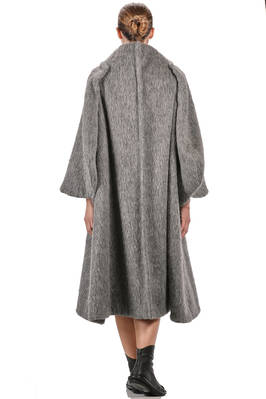 cappotto lungo e ampio in mouflon pesante di acrilico, lana, poliestere e nylon - COMME des GARÇONS - COMME des GARÇONS 