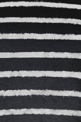 hip length t-shirt in striped polyester and elastane jersey - MARIA CALDERARA 