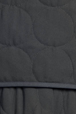 hip length vest in matelassé jersey with polyester circles - MARIA CALDERARA 