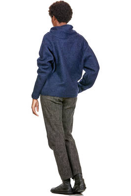 maglia ampia, al fianco, in maglia di alpaca, lana e poliammide melange - FORME D' EXPRESSION 