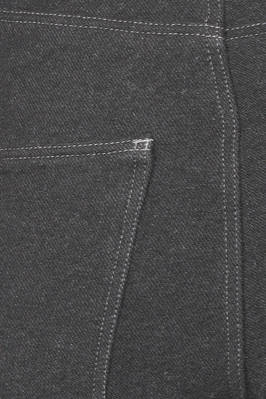 pantalone 5 tasche in tela di lana vergine e lino - FORME D' EXPRESSION 
