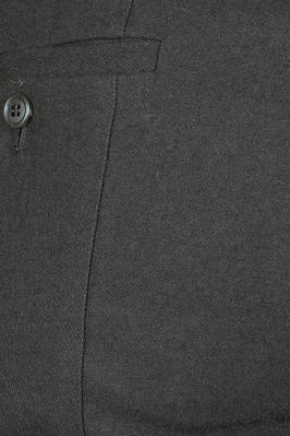 pantalone asciutto in tela di lana vergine e lino - FORME D' EXPRESSION 
