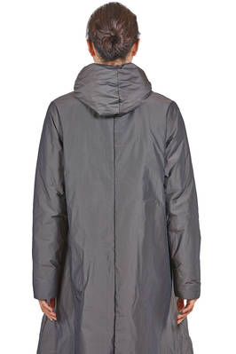 SHU MORIYAMA - Long Down Jacket In Polyester Twill Padded With