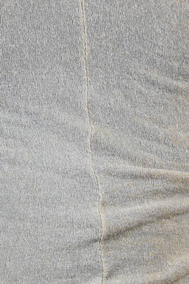 t-shirt lunga e stretta in jersey leggero di viscosa, lana ed elastan - MARC LE BIHAN 