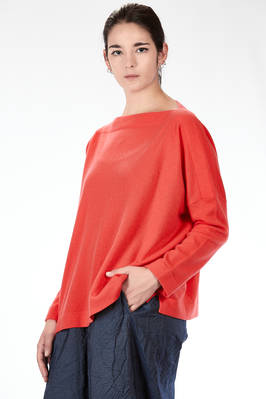 maglia lunga e ampia in maglia rasata di cachemire - DANIELA GREGIS 