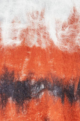 long sweater in nuno felt of silk chiffon and merino wool - EMANUELA ROVIDA 