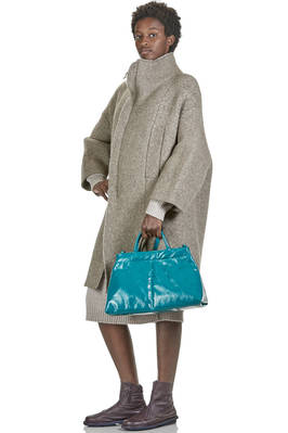 borsa shopper in pelle laccata di vacchetta - ZILLA 