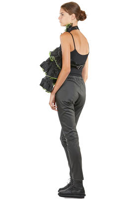 'sculpture' top / vest in polyester organza on polyester mesh - NOIR KEI NINOMIYA 