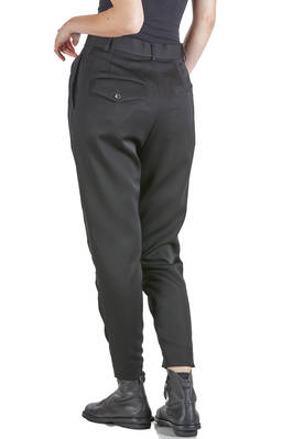 pantalone a sigaretta in gabardine di lana - NOIR KEI NINOMIYA 