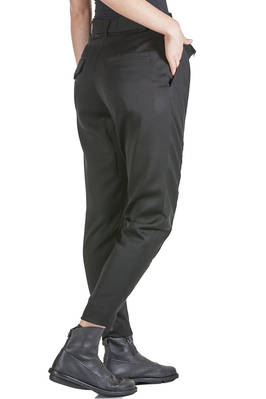 pantalone a sigaretta in gabardine di lana - NOIR KEI NINOMIYA 