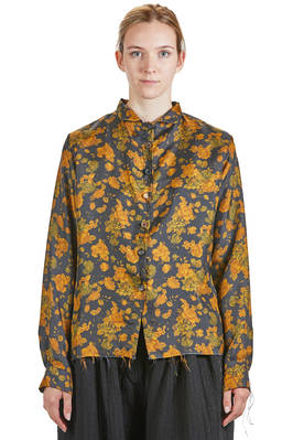 ARCHIVIO J. M. RIBOT - Classic Men's Shirt In Vintage Silk :: Ivo