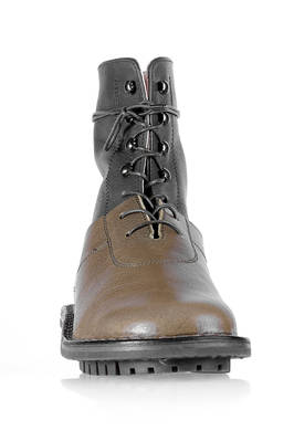 SIRA boot in soft cowhide leather and classic round rubber sole - TRIPPEN for IVO MILAN 