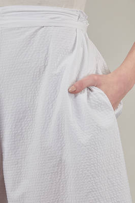pantalone ampio in seersucker di cotone - DANIELA GREGIS 