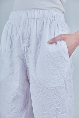 pantalone a sigaretta in rasatello di cotone lavato - DANIELA GREGIS 