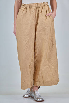 wide trousers in washed cotton satin  - 195
