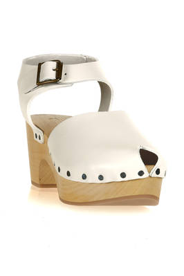 clog in cowhide leather  - 195