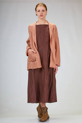 giacca lunga e ampia in maglia di lino, cachemire e seta - BOBOUTIC 