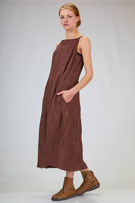 abito longuette, morbido, in maglia lavorata a stuoia con texture di lino, cachemire e seta - BOBOUTIC 