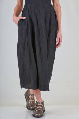 wide longuette skirt in cashmere and silk knit  - 227