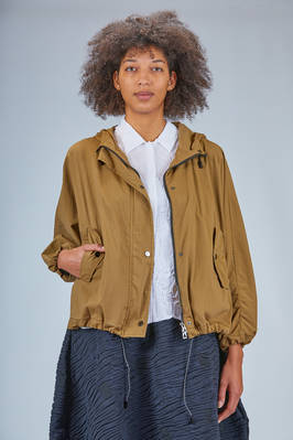 AHIRAIN Blouson Al Fianco Ampio In Tela Di Cotone Poliammide Ed Elastan