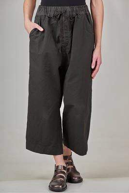 wide trousers in crisp washed cotton  - 370