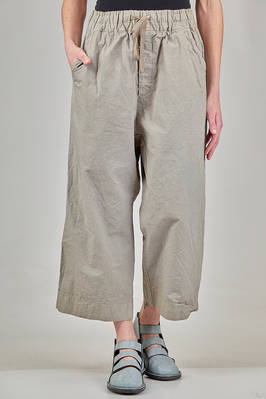 wide trousers in crisp washed cotton  - 370