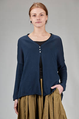 wide long cardigan sweater in soft stockinette stitch  - 370