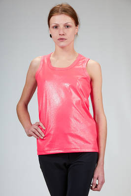 'basic' tank top in polyester jersey  - 74
