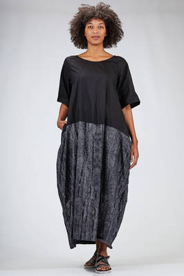 long wide cotton dress  - 364