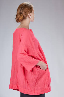 camicia lunga e ampia in garza di lana lavata - DANIELA GREGIS 