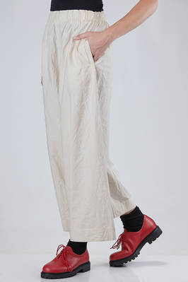 pantalone ampio in tela di cotone lavata - DANIELA GREGIS 