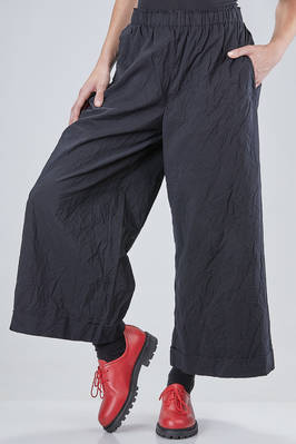 wide trousers in washed cotton canvas  - 195