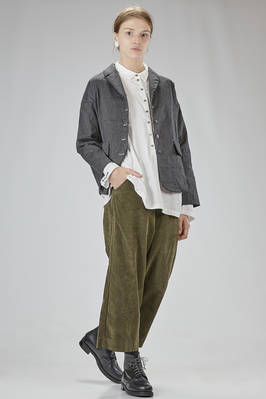 ALBUM DI FAMIGLIA - Hip-Length Jacket, Wide, In Cotton Denim