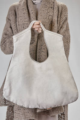 medium-sized droplet-shaped shoulder bag in soft and shaded buffalo leather  - 387