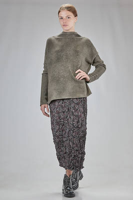 Fissore Teal/Rust Silk Knit Sweater