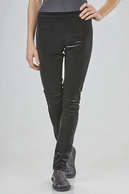 stretch polyester and polyurethane velvet leggings  - 74