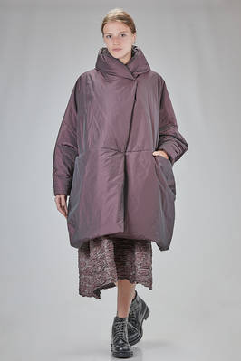 SHU MORIYAMA - Oversized Knee-Length Down Jacket In Iridescent