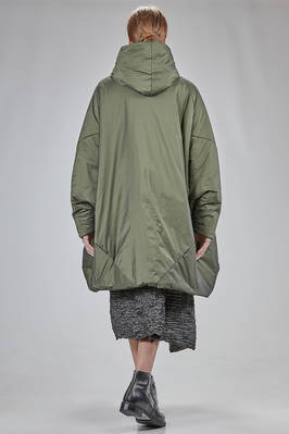 SHU MORIYAMA - Oversized Knee-Length Down Jacket In Iridescent