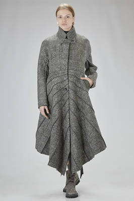 DANIELA GREGIS - Coat In Boiled Alpaca Cloth :: Ivo Milan