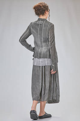 RUNDHOLZ DIP - Hip-Lenght Jacket, Slim, In Stretch Silk And