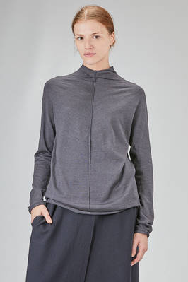 hip-lenght sweater, soft, in light cashmere and silk knit  - 227