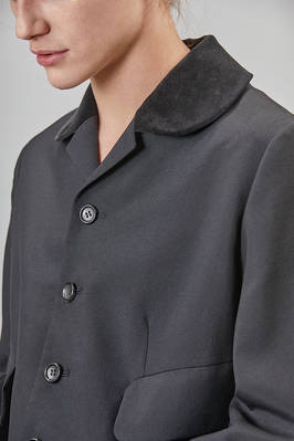 BLACK Comme des Garçons - Wool Gabardine Jacket - (Black)