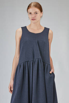 abito longuette, ampio, in rib di lana melange - COMME des GARÇONS - COMME des GARÇONS 