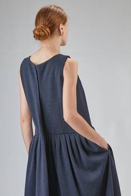 COMME des GARCONS COMME des GARCONS Longuette Dress Wide In Melange Wool Ribs Ivo Milan