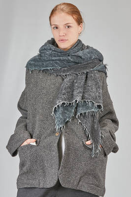 long and wide scarf in shaded cashmere gauze  - 360