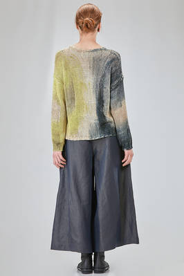 hip-lenght sweater, wide, in hand-knitted shaded silk - F-CASHMERE by FISSORE 