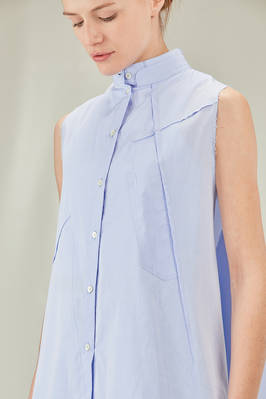 camicia lunga e ampia in cotone makò - ISABEL BENENATO 